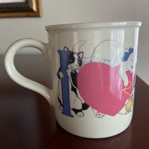I Love Cats Coffee Tea Mug American Greetings Designer Collection - Picture 3 of 9